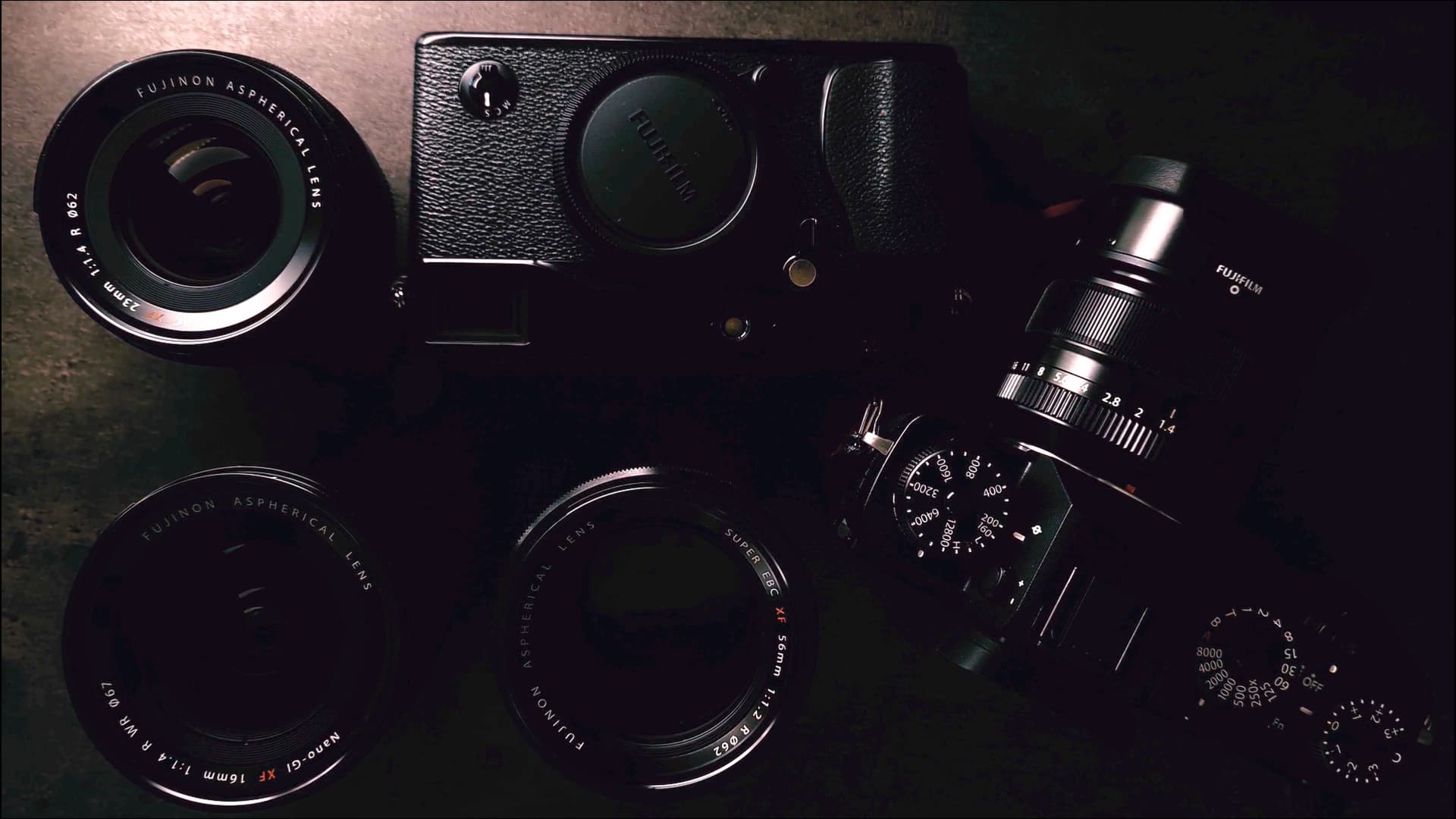 Equipamentos cinematográficos de fundo